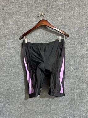 NOOYME Cycling Shorts Womens 3XL Black Padded Chamois 8 Inseam Bike Stretch